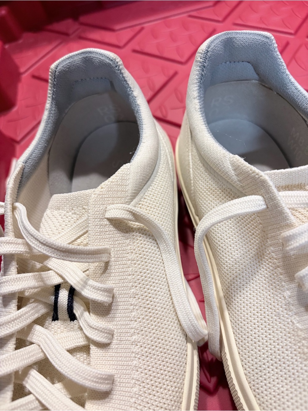 Rothy’s RS02 Cream Knit Sneakers - Picture 8 of 9